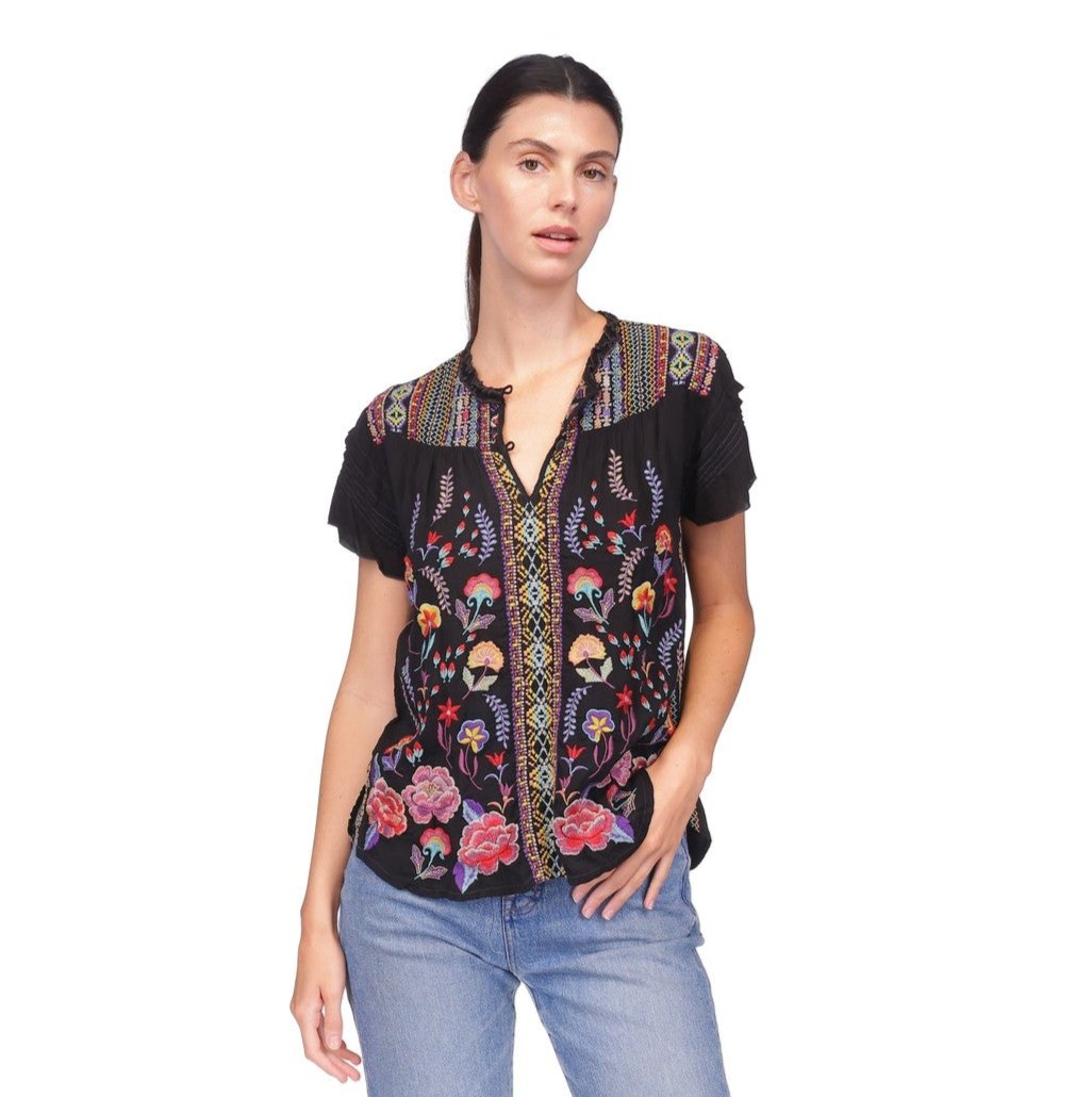 Agnes Lafaret Blouse by Johnny Was