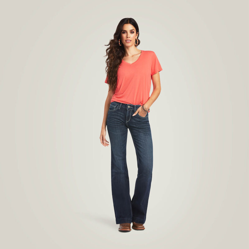 Ariat Trouser Perfect Rise Aisha Wide Leg Jeans Missouri