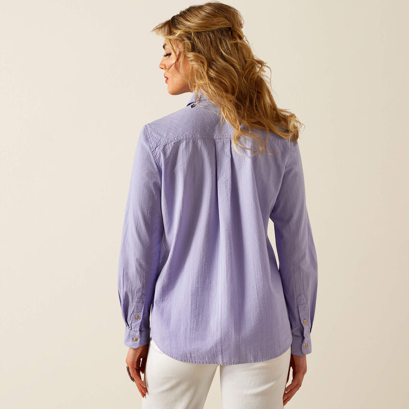 Ariat Billie Jean Shirt in Lavender for Bourbon Cowgirl