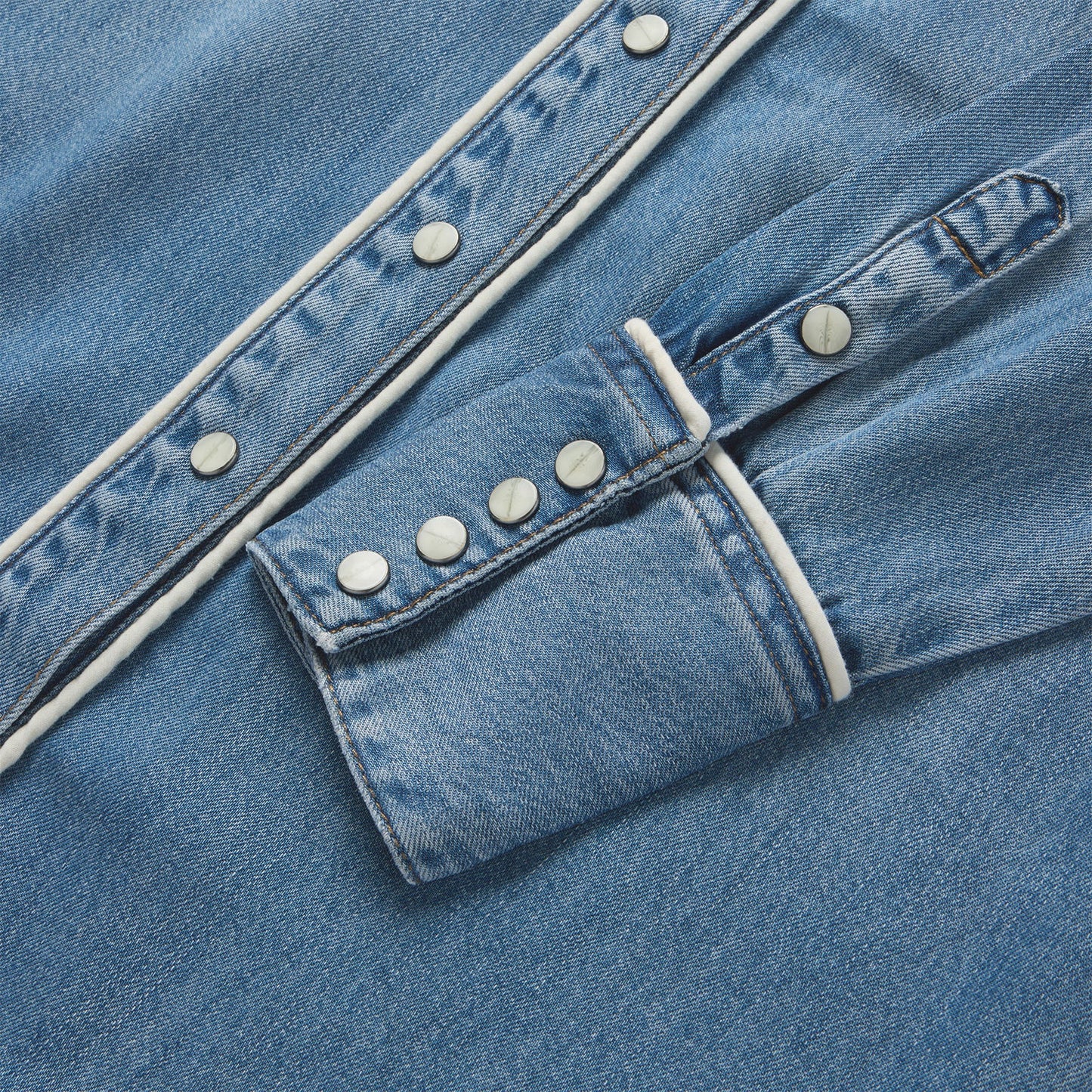 Piped Denim Shirt by Stetson