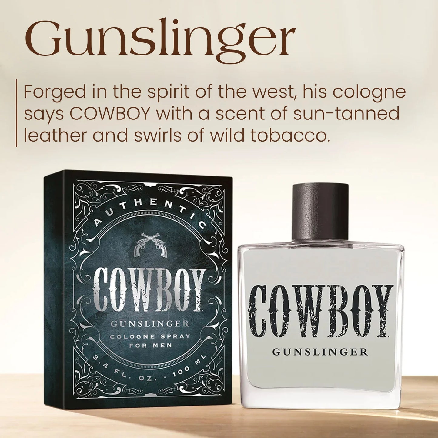 Cowboy Gunslinger Cologne | Bourbon Cowgirl