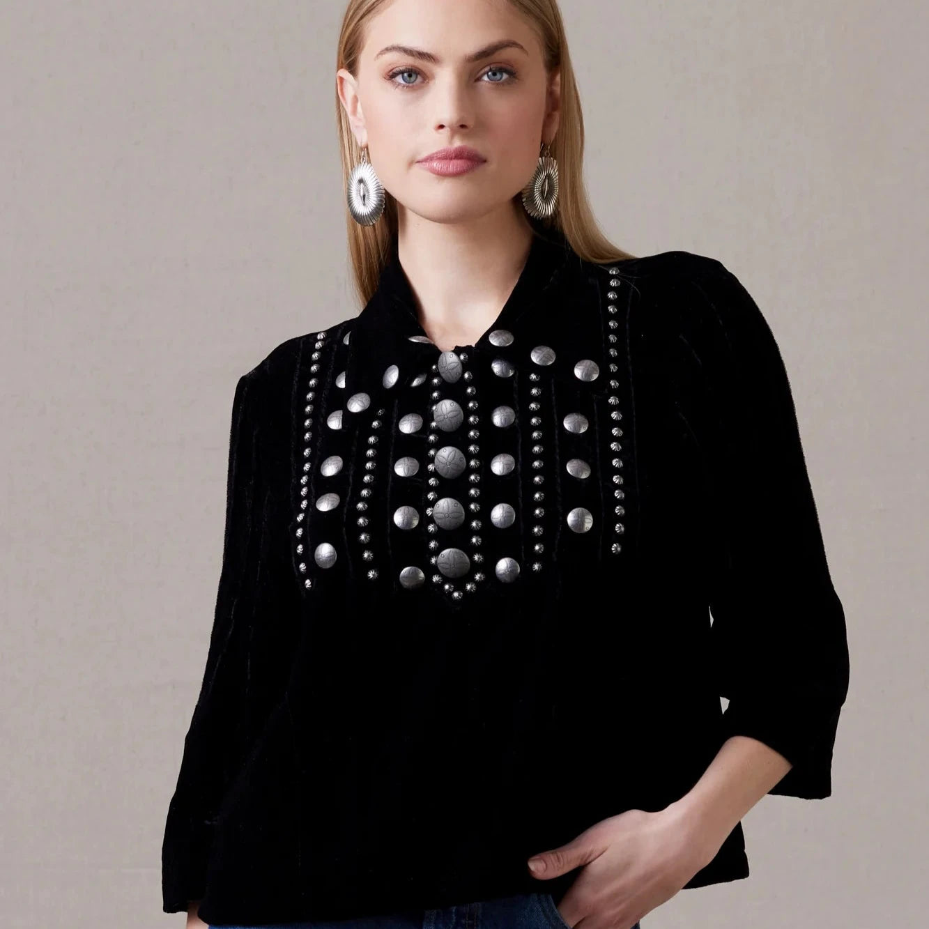 Daughter of the Moon Top by Double D Ranch at Bourbon Cowgirl