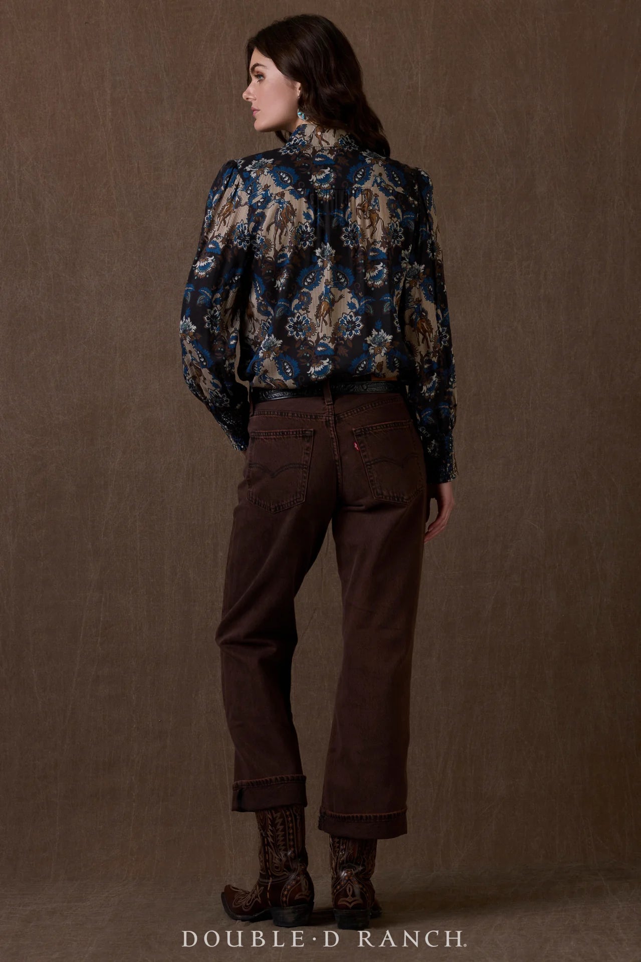 Dewitt's Damask Blouse by Double D Ranch