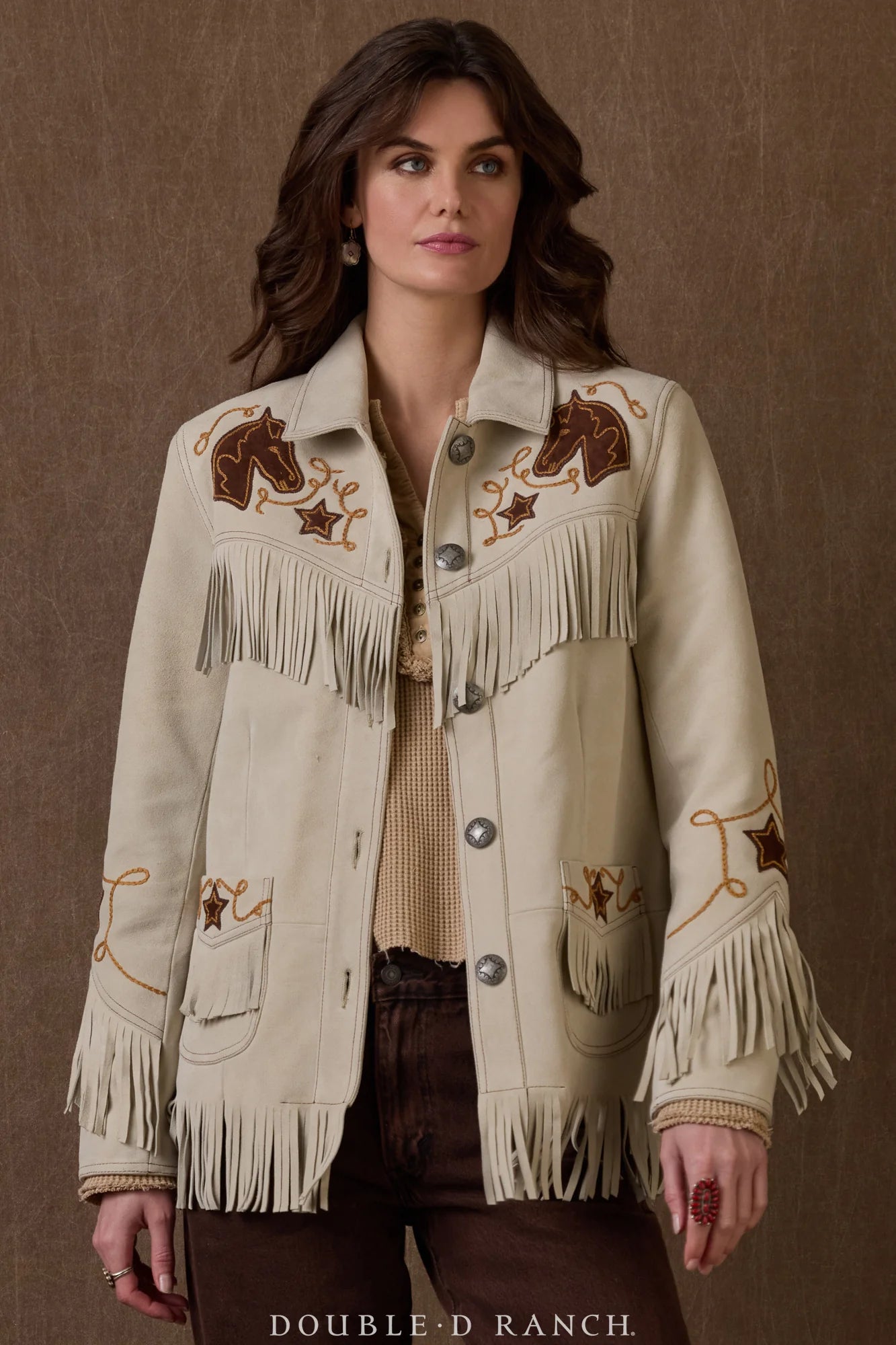 Jimmy Jack Jacket with fringe and horse embroidery