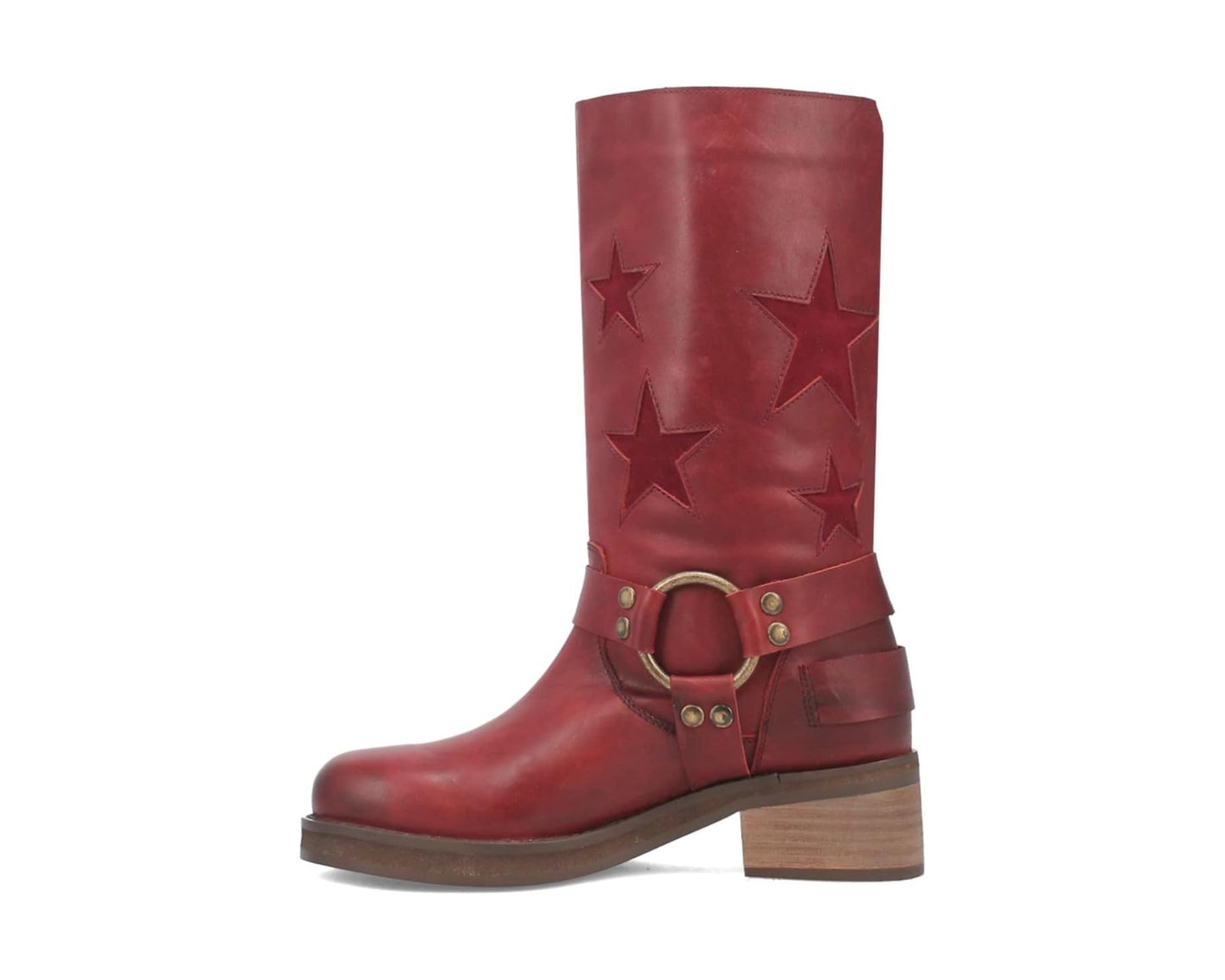 Blacklist Women's Cowboy Boot in Red by Dingo