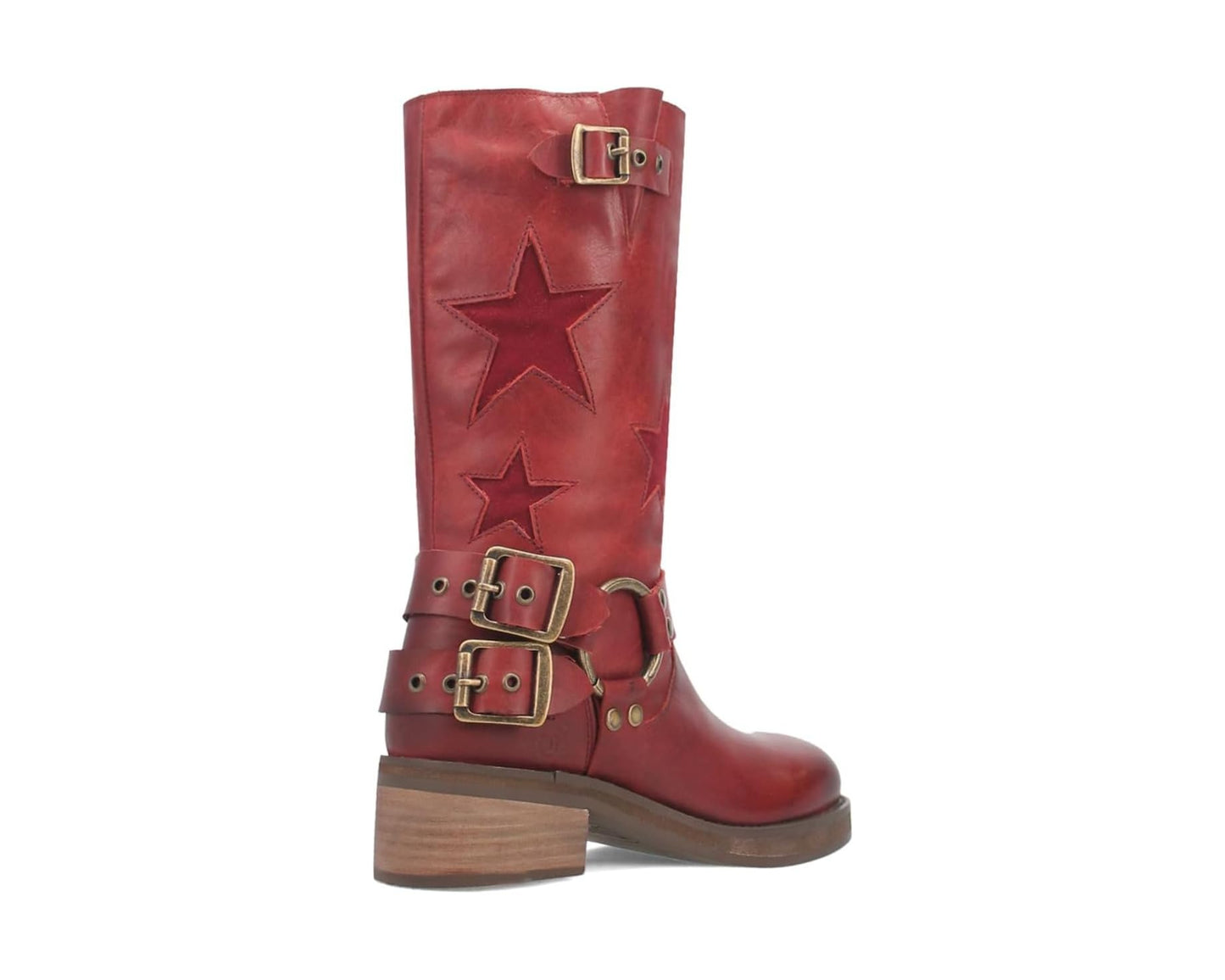 Blacklist Women's Cowboy Boot in Red by Dingo
