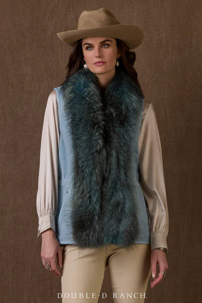 Hondo Vest in Wash House Blue by Double D Ranch