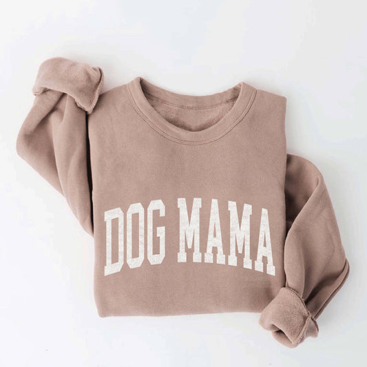 Tan Dog Mama sweatshirt.