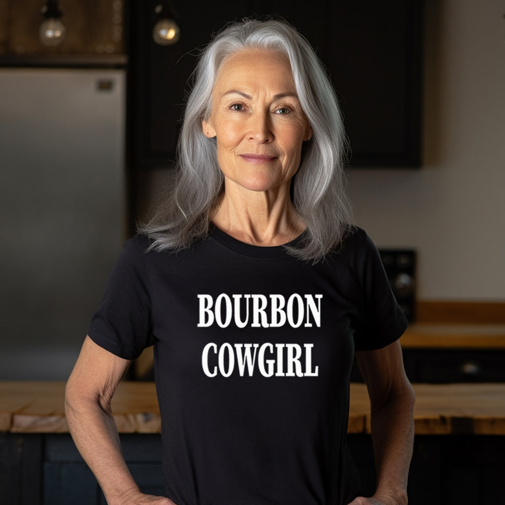 Bourbon Cowgirl Branded Graphic Tee T-Shirt