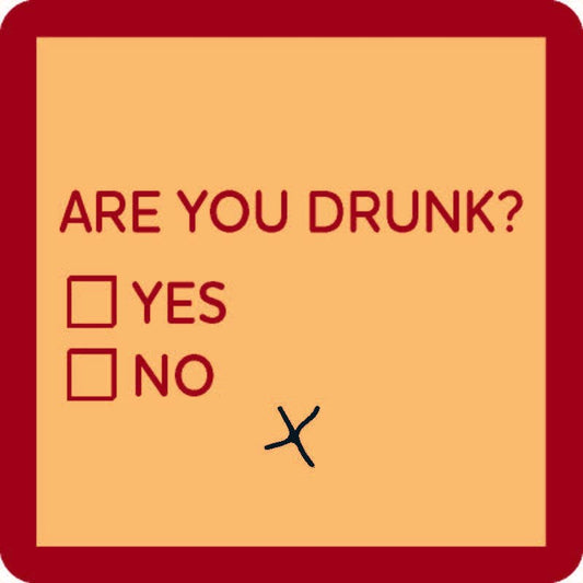 Image of a Are You Drunk? poll with No selected.