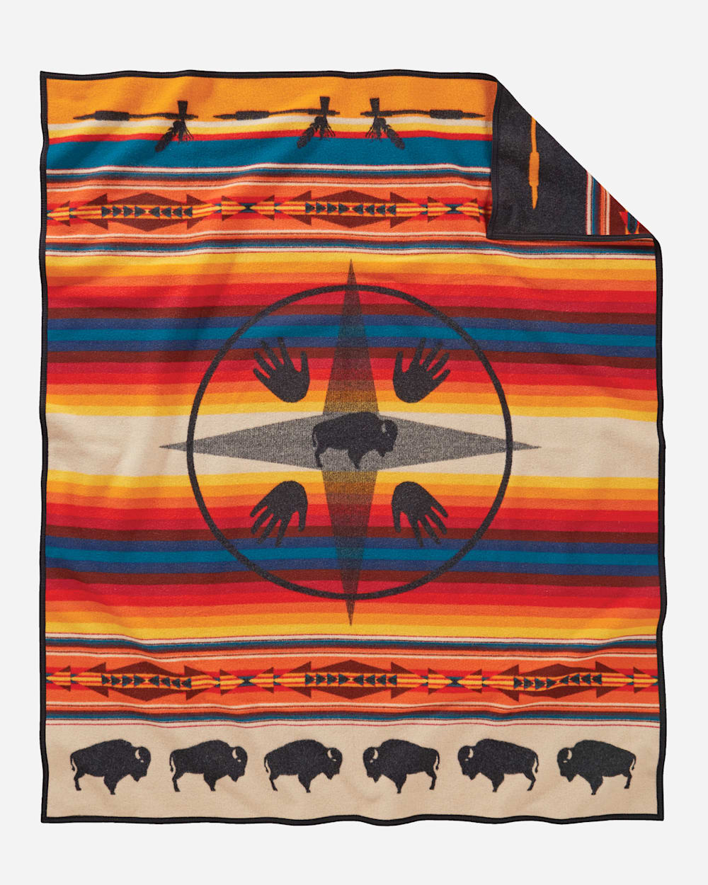 Pendleton Big Medicine Jacquard Napped Wool Blanket