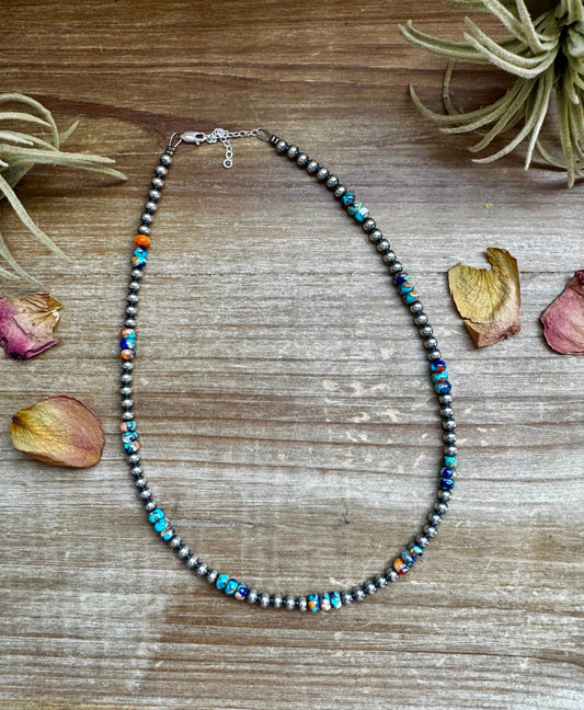 Turquoise beaded necklace 75C17E99-F71F-4D27-B844-EF7B8944E9BC