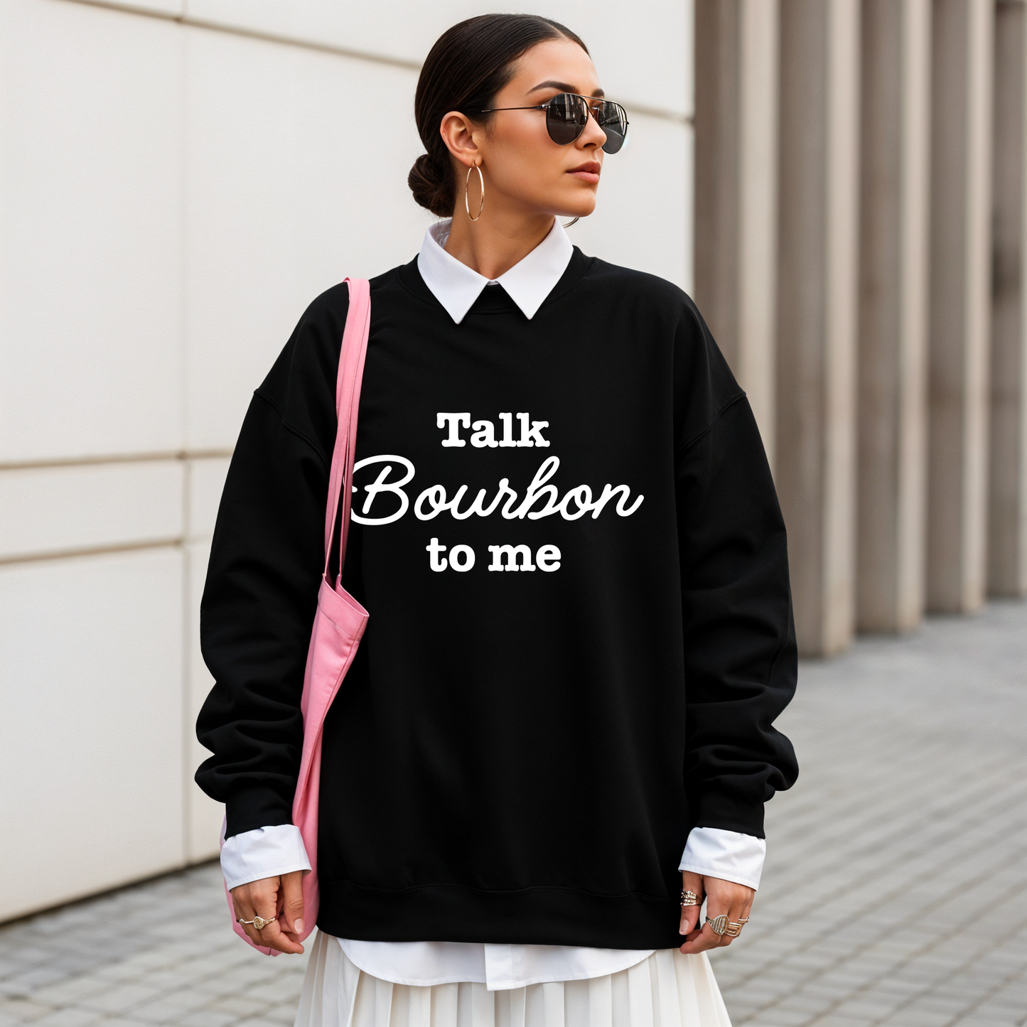 Talk Bourbon to Me Crewneck Sweatshirt
