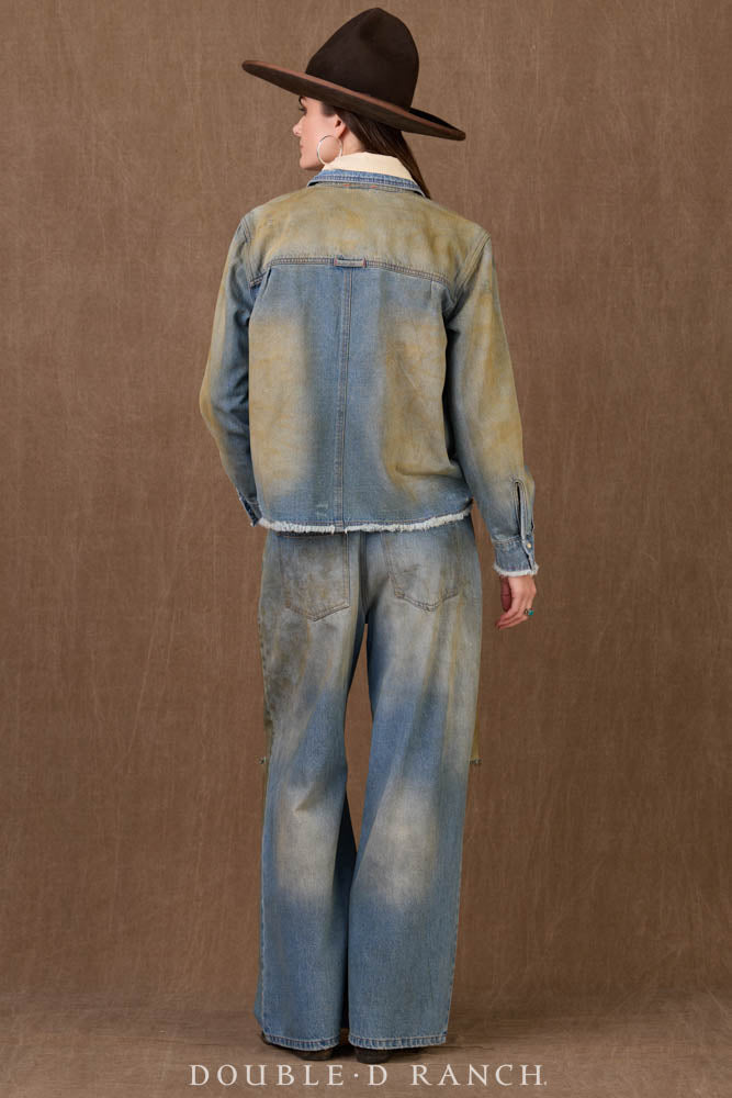 Driller's Denim Workshirt Top by Double D Ranch
