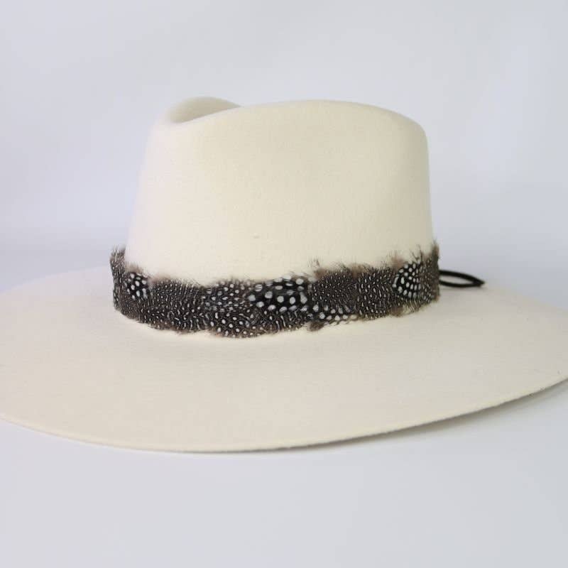 Western Feather Birch Cowboy Hat Band