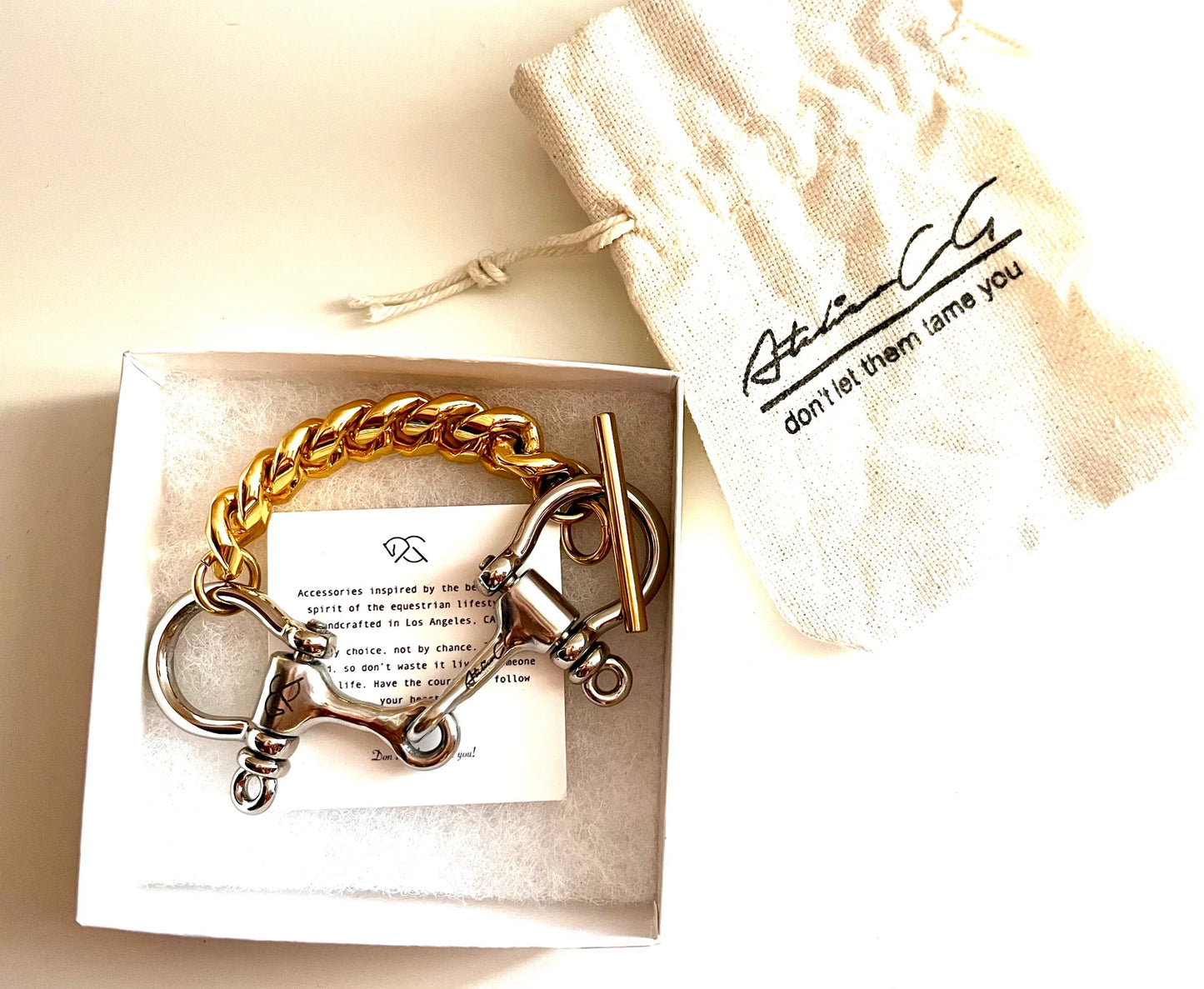 Dorada Bit Bracelet Gold by AtelierCG