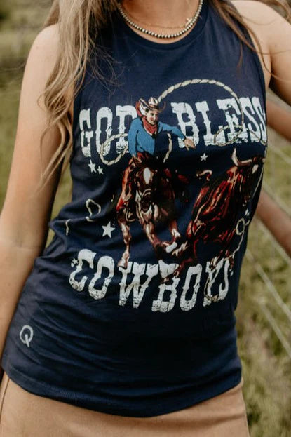 Cowboy tank top God Bless Cowboys - 8L5A9568