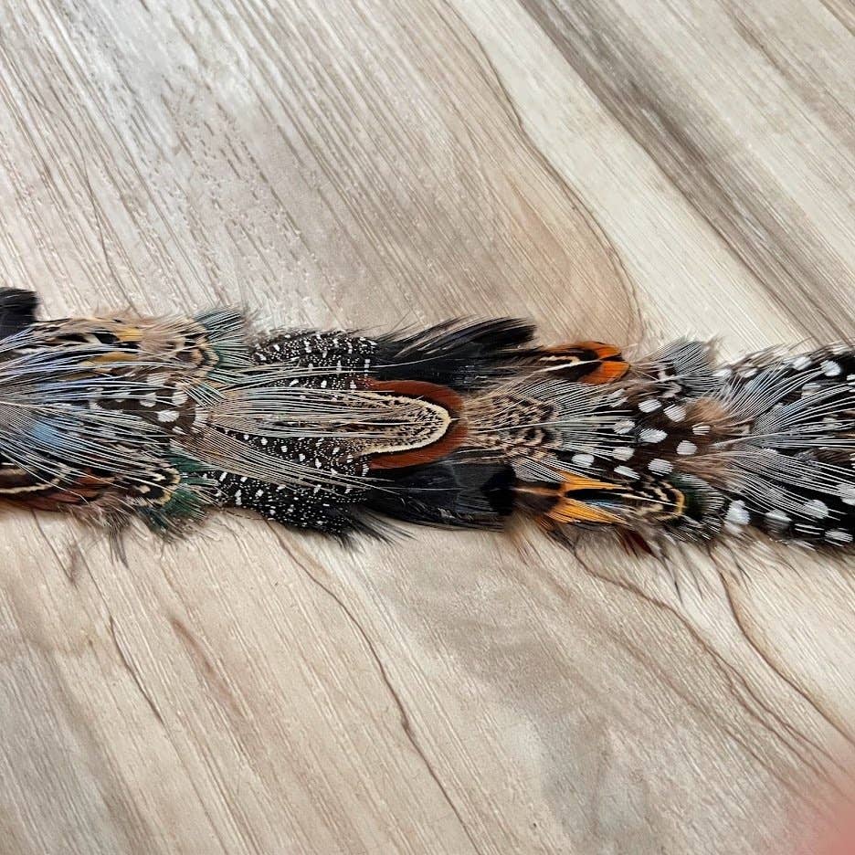Western Feather Falcon Cowboy Hat Band
