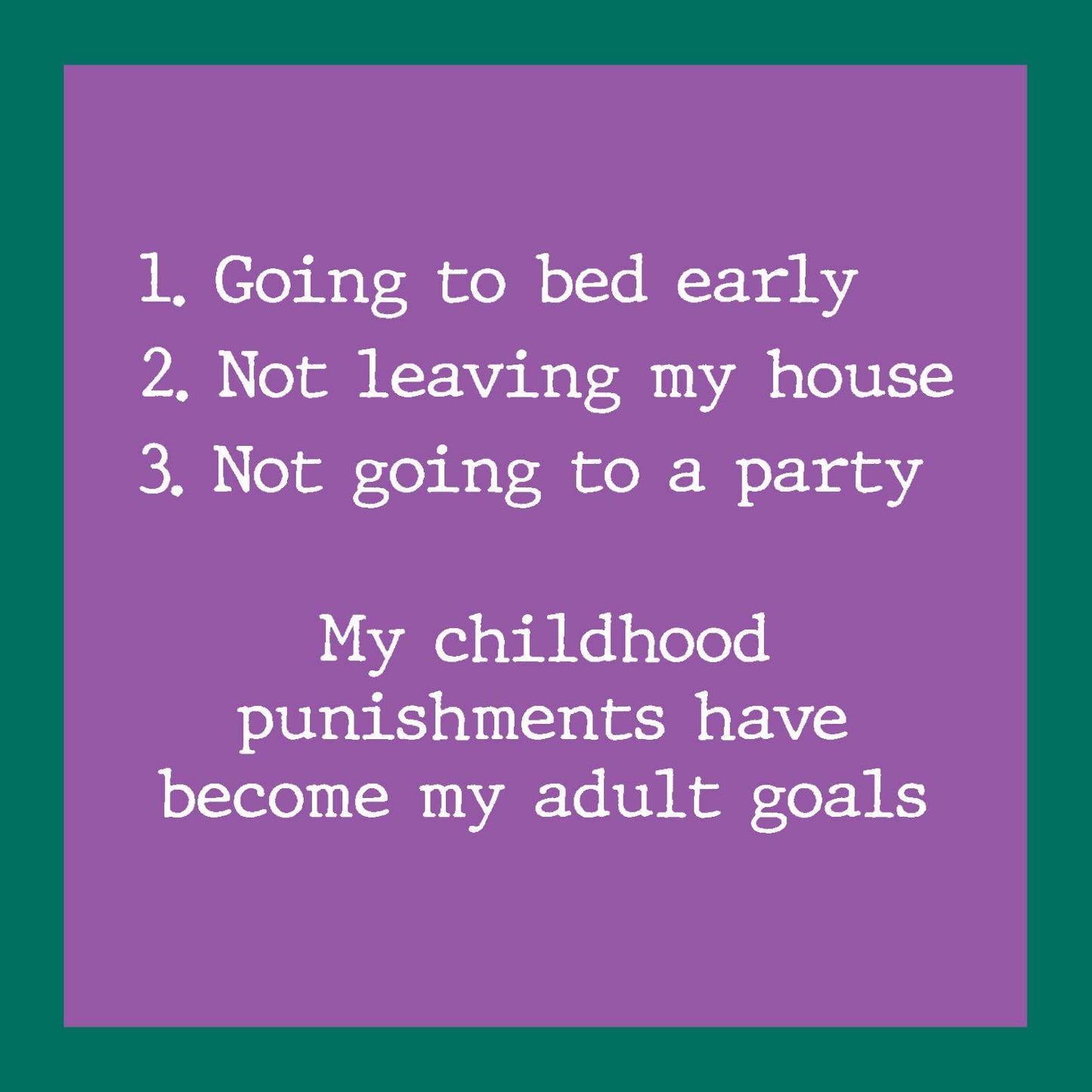 CARD Childhood Punishments | Funny Gift | Kitsch Cards