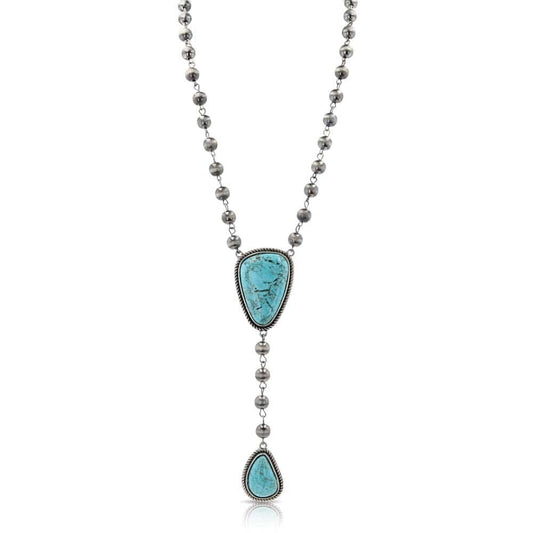 ANC5438 Turquoise Bead Necklace
