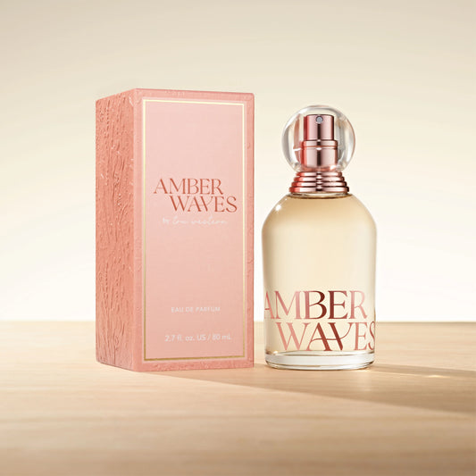 Amber Waves perfume bottle and box