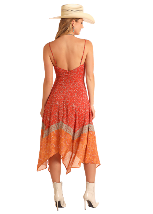 Handkerchief Midi Dress for Country Girls at Bourbon Cowgirl