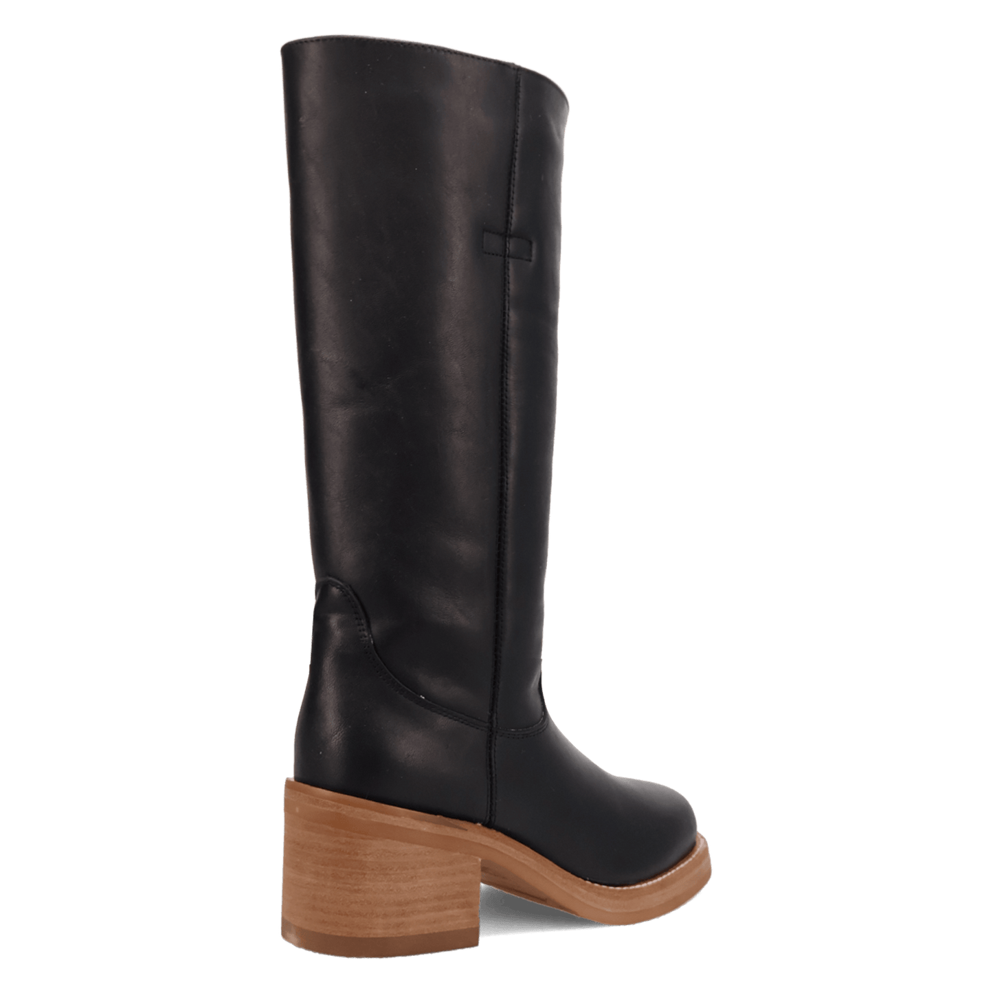 Black leather tall boot DI2287-BK_10