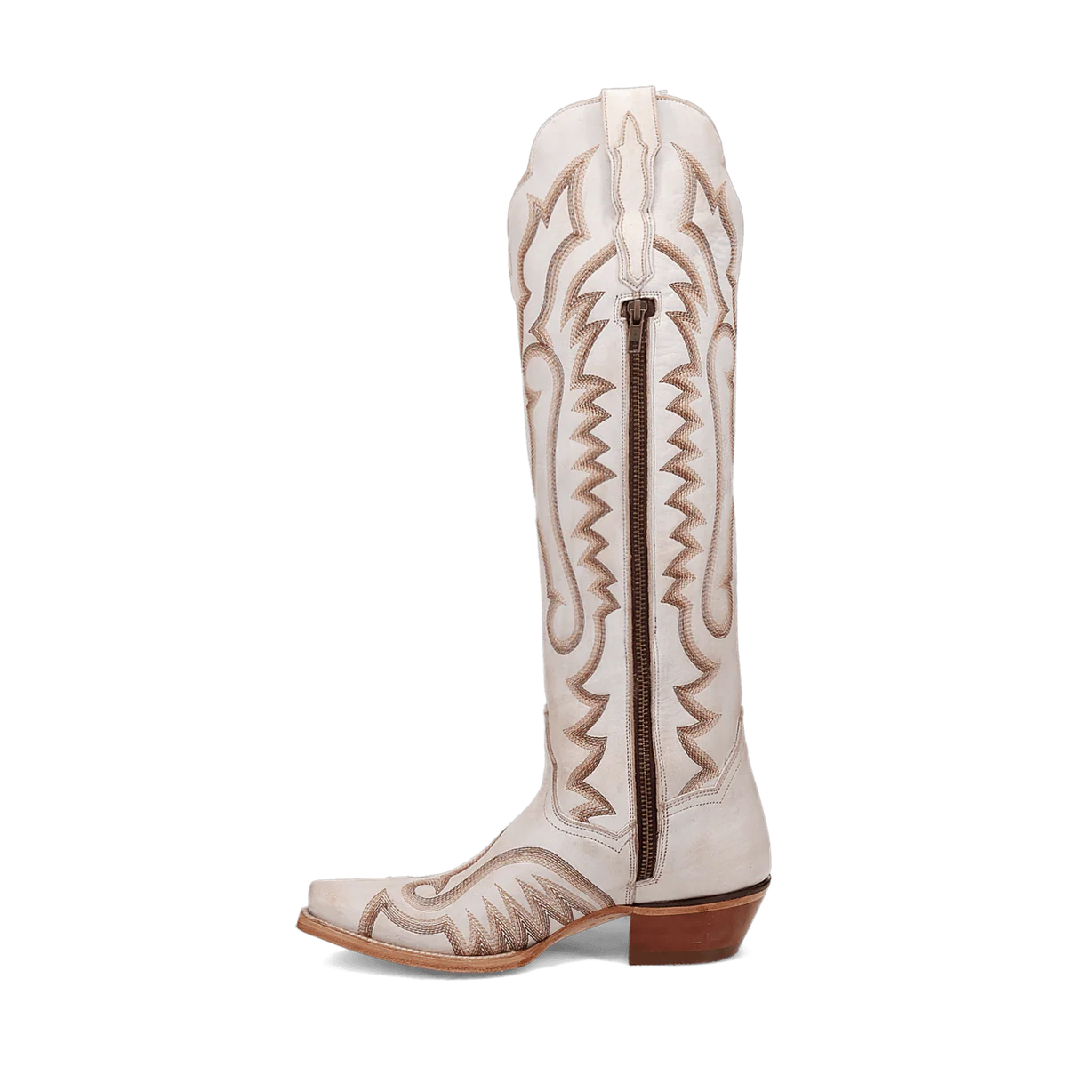 Josie Boot in White by Dan Post - Wedding Boots