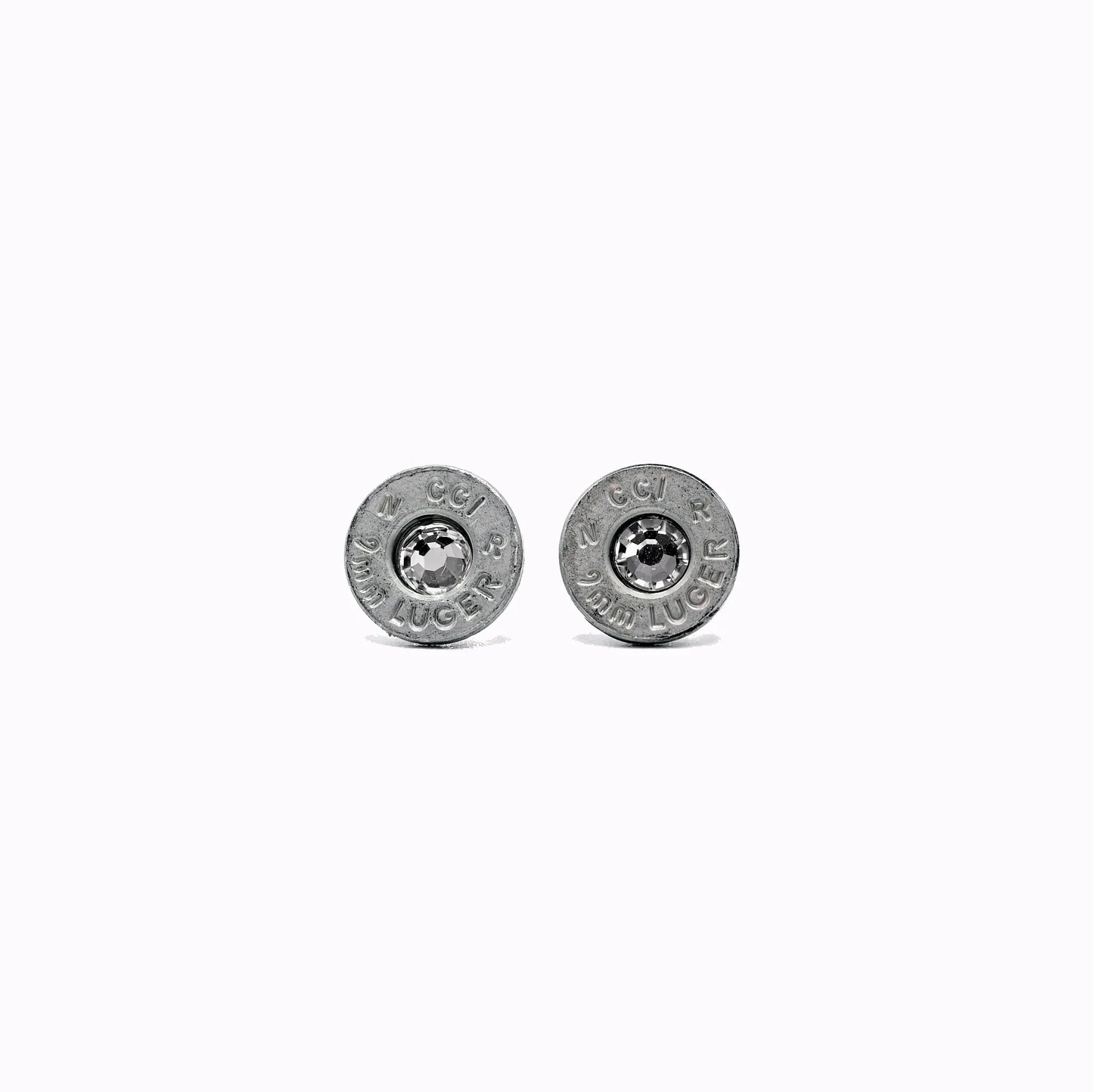 9mm Silver Stud Earrings - Pretty Hunter
