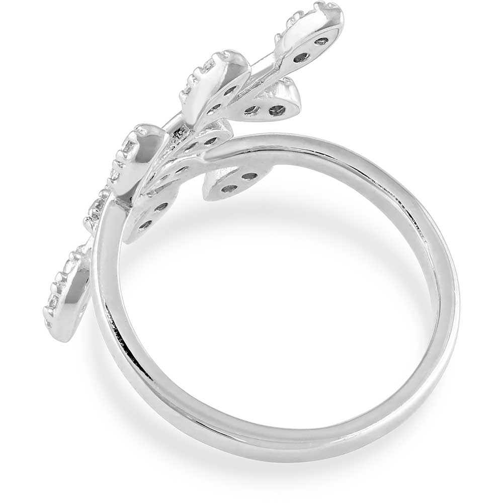 Sacred Forest Crystal Wrap Ring - Montana Silversmiths
