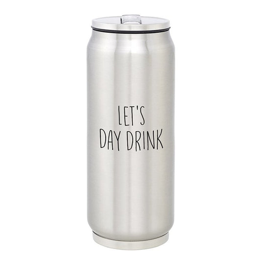 F1412__75650 Let's Day Drink stainless steel can tumbler