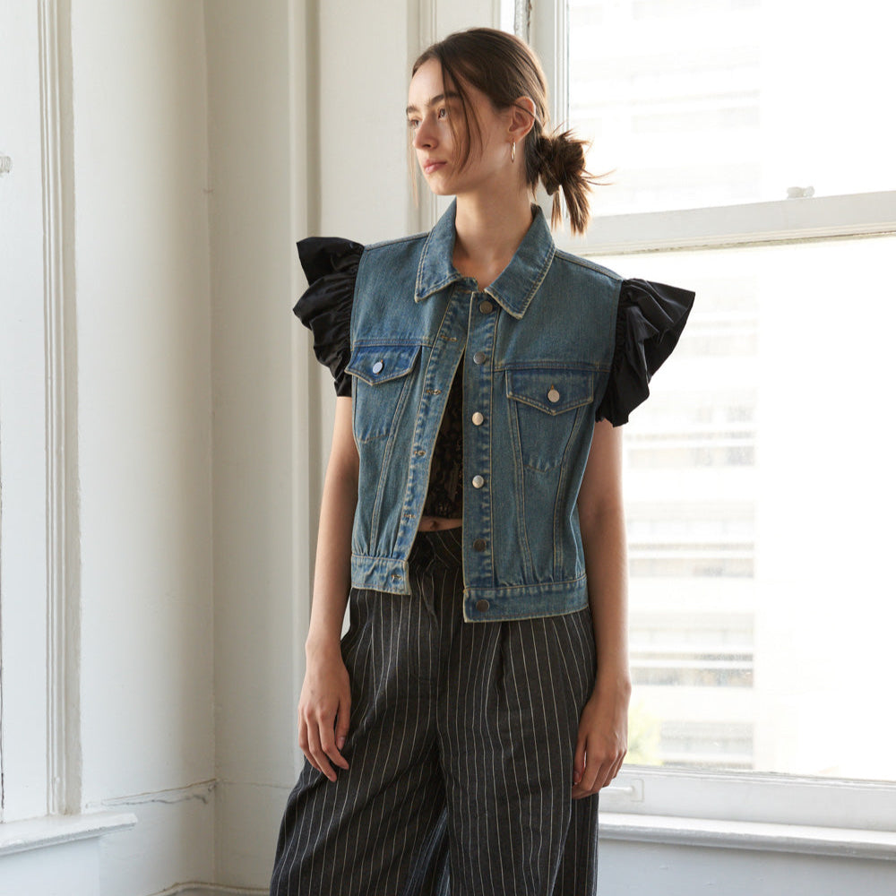 AUTHENTIC MOMENTS DENIM VEST