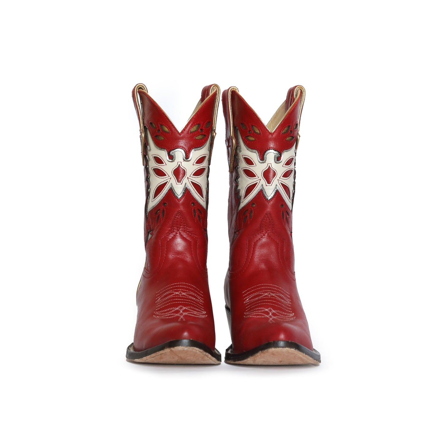 Fraulein-Boot_2-B Red Cowboy Boots