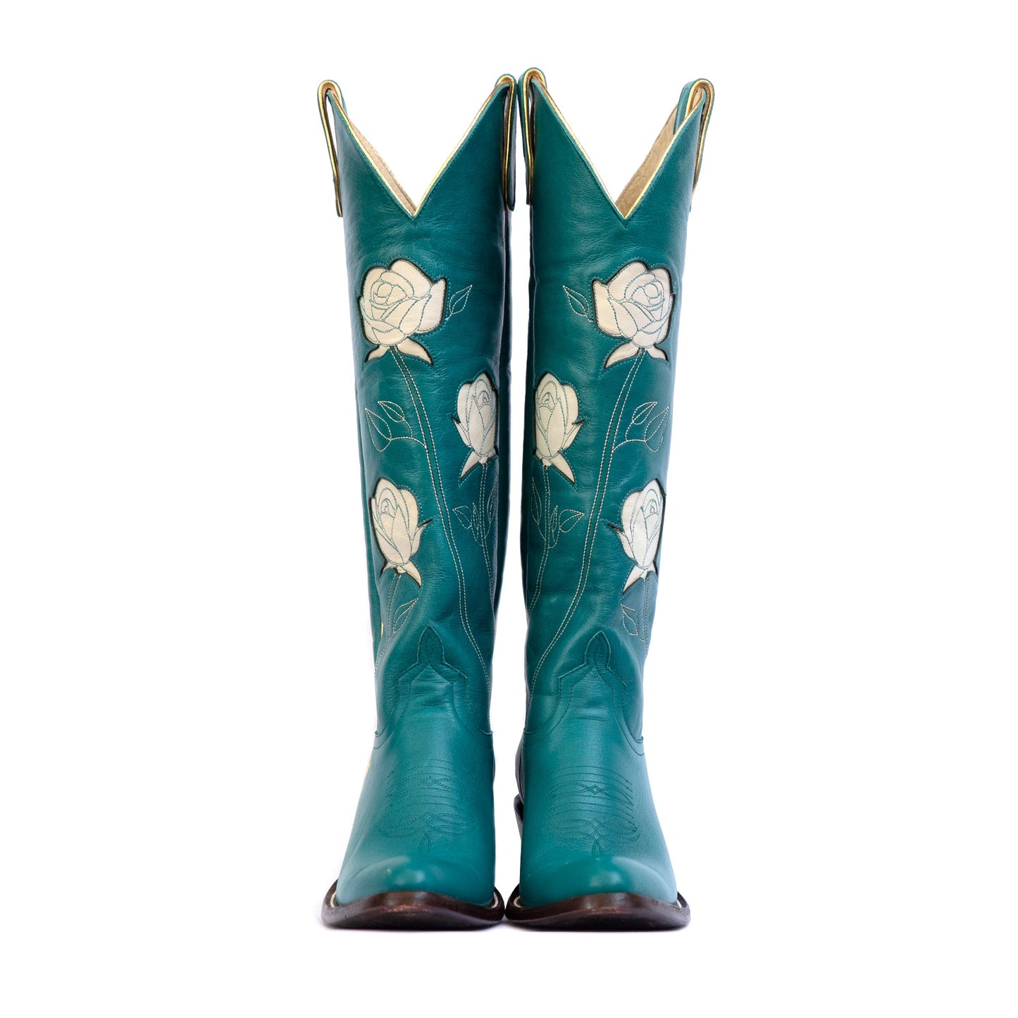 Fraulein Rose turquoise cowboy boots