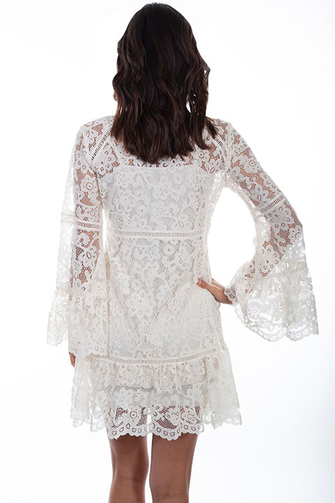 White lace dress preview