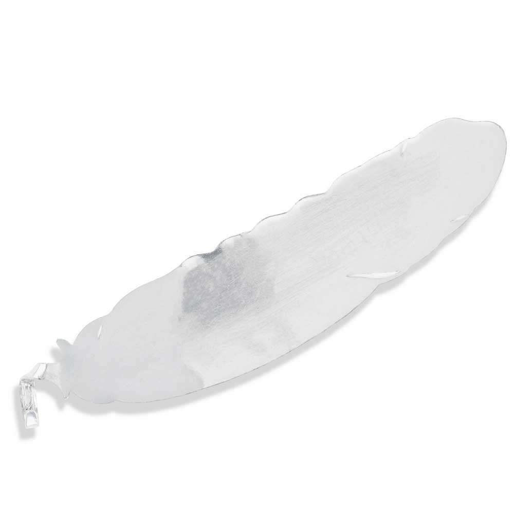 Silver feather pendant - HF4692