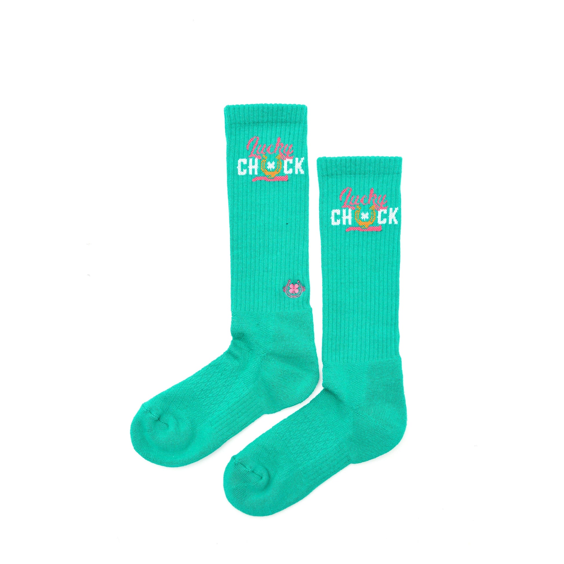 HMK_2560 Teal Lucky Chick Socks