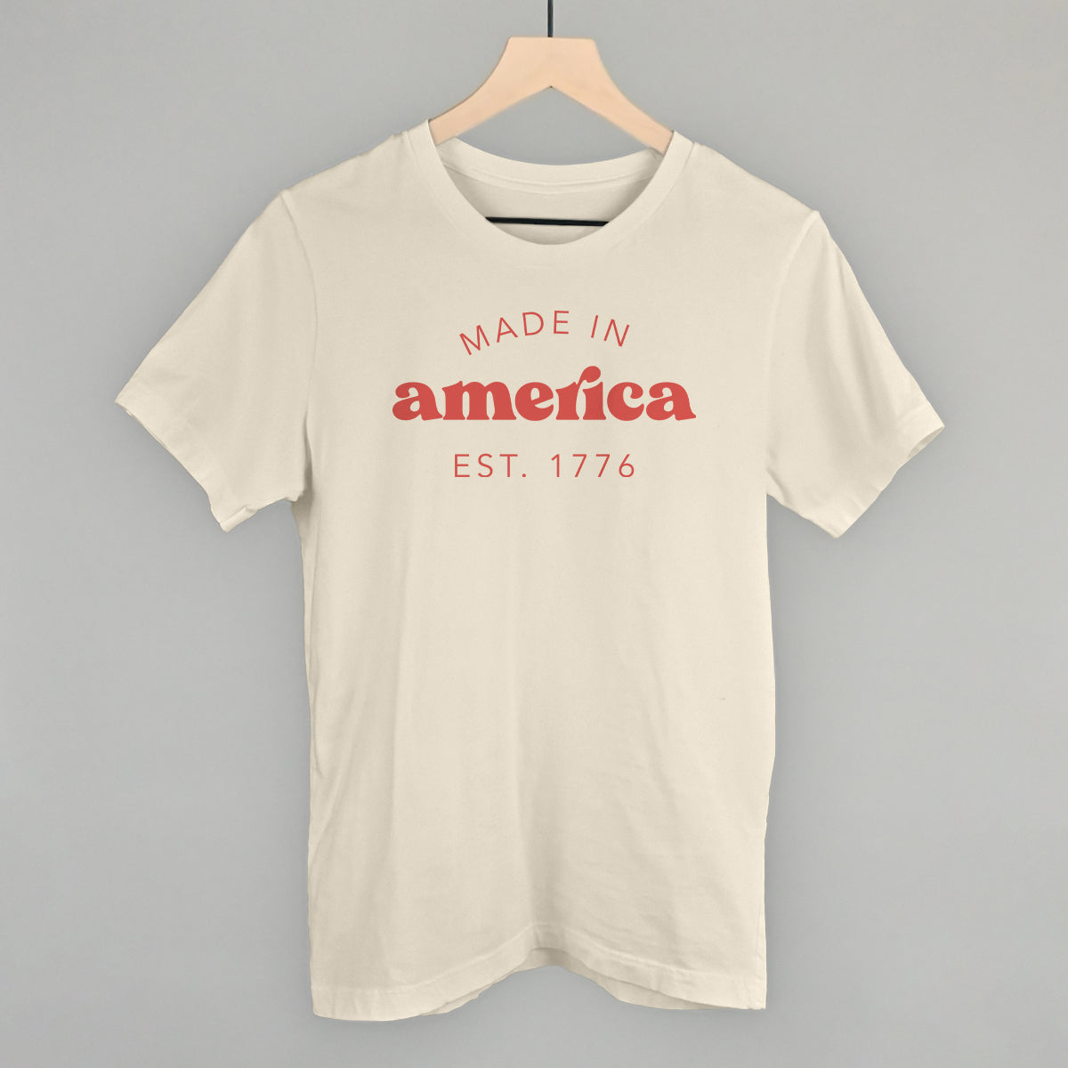 IC-Bella3001Tee-Natural Made in America graphic tee shirt.