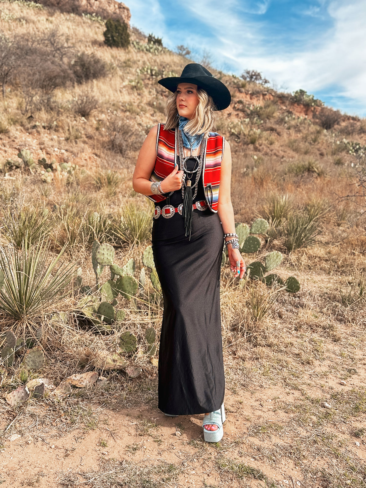 Sandra Serape Vest by Silverado