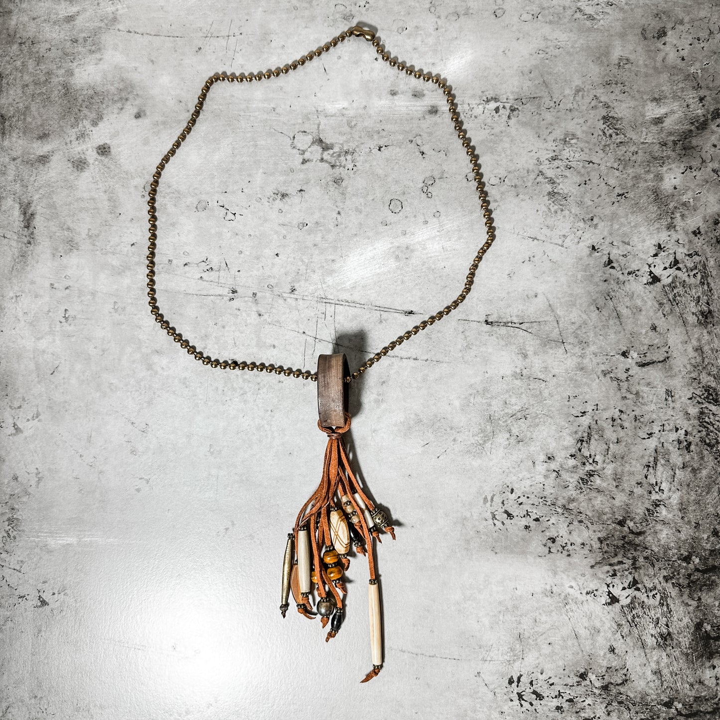 Leather Keeper Tassel- Amy Kaplan for Bourbon Cowgirl