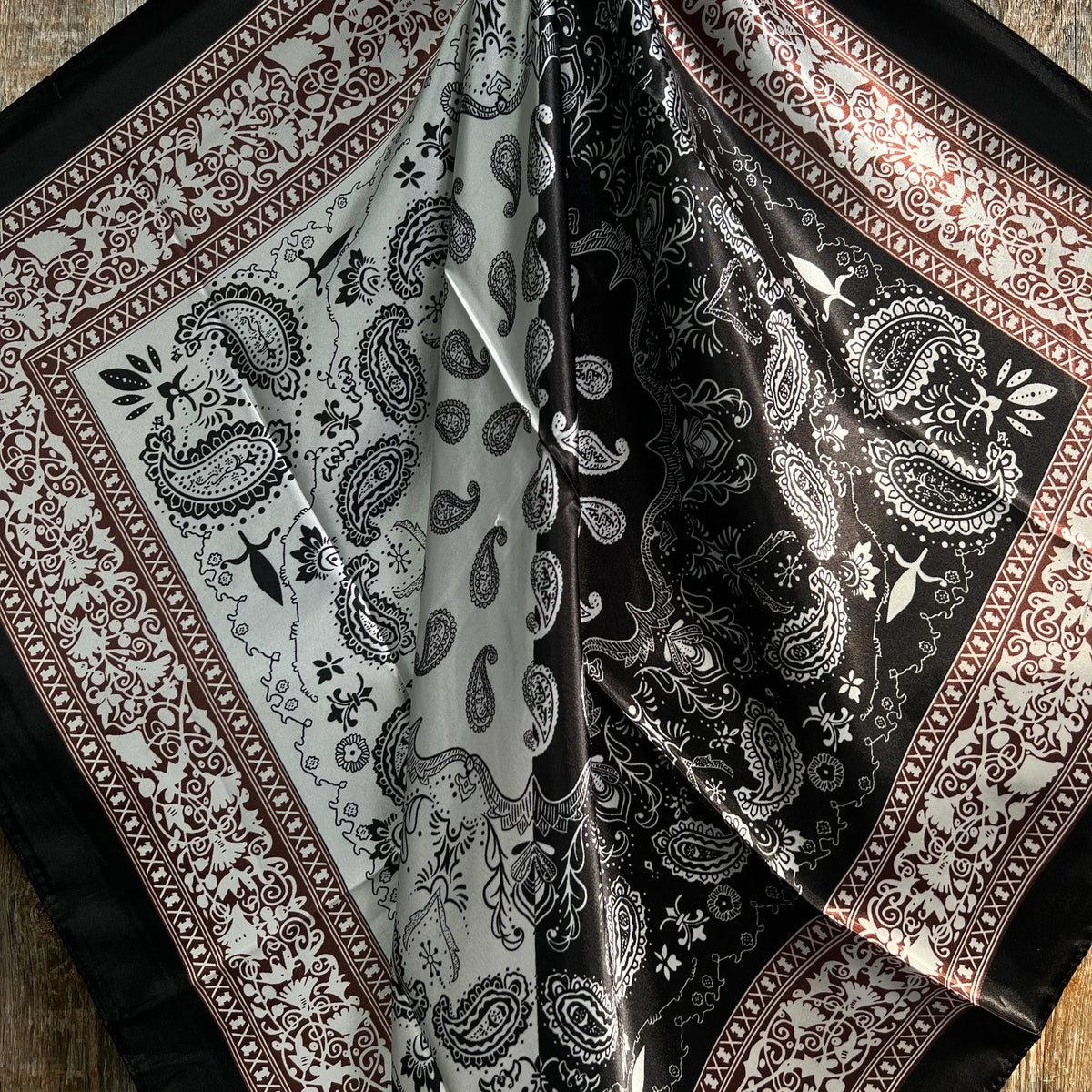 Paisley print scarf, IMG_4658