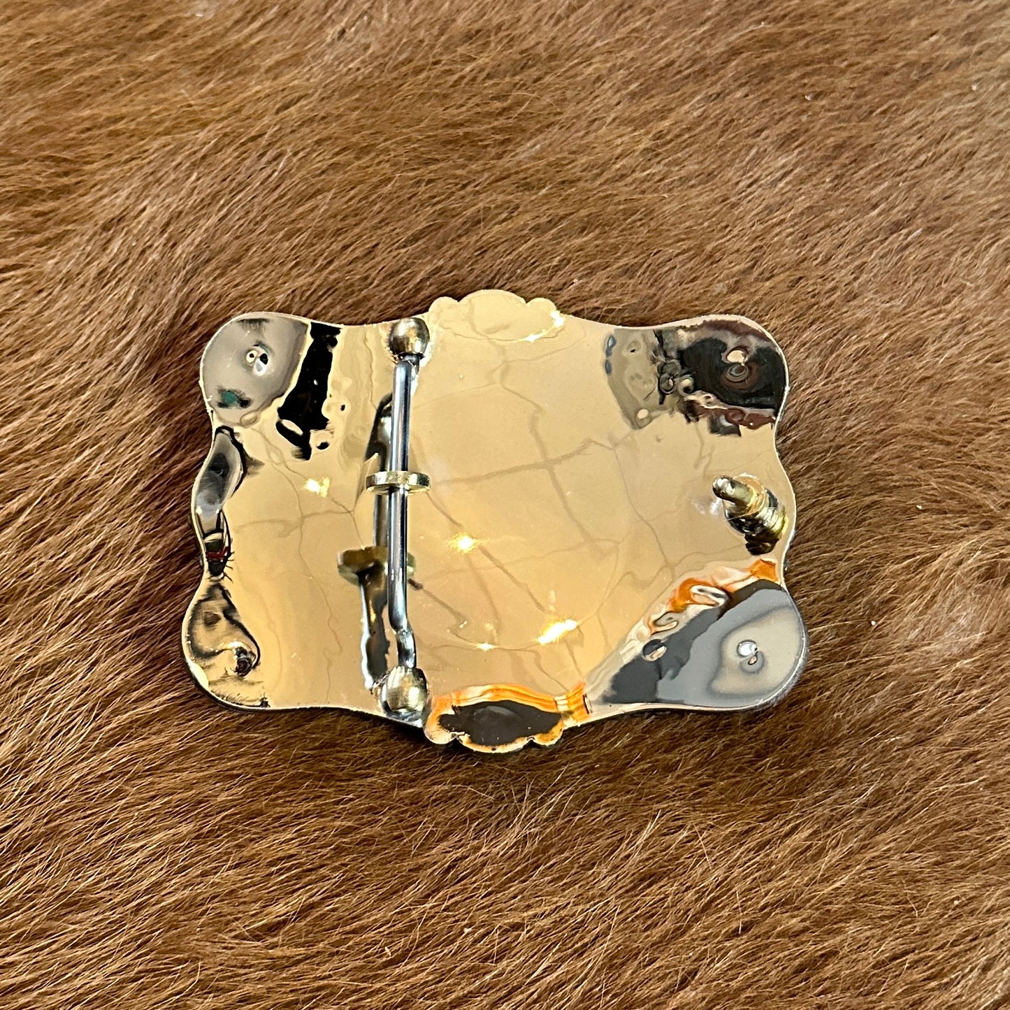 Bourbon Cowgirl Silver Buckle by Molly's Silver