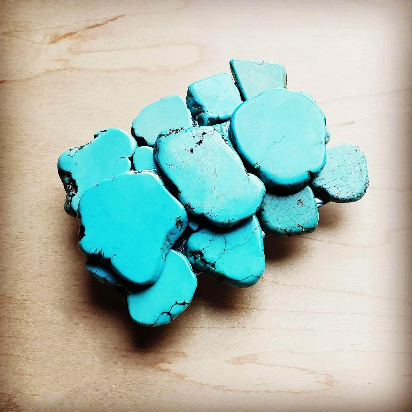 Turquoise Slab Belt Buckle - Western Accessories for Cowgirls