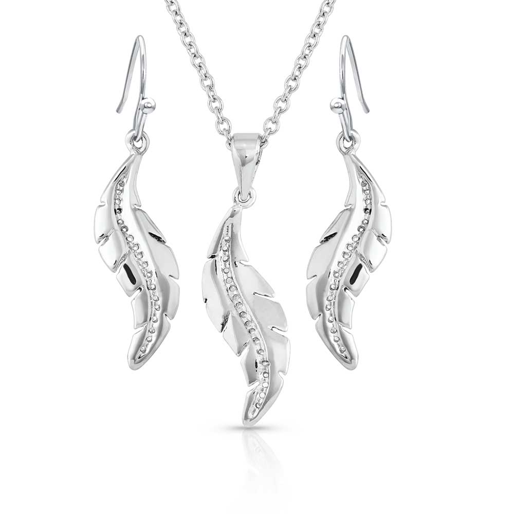 JS5277 Feather Jewelry Set