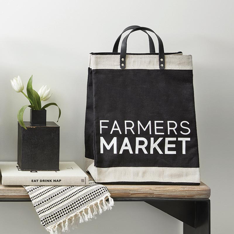 Black Market Tote - Farmer's Market at Bourbon Cowgirl