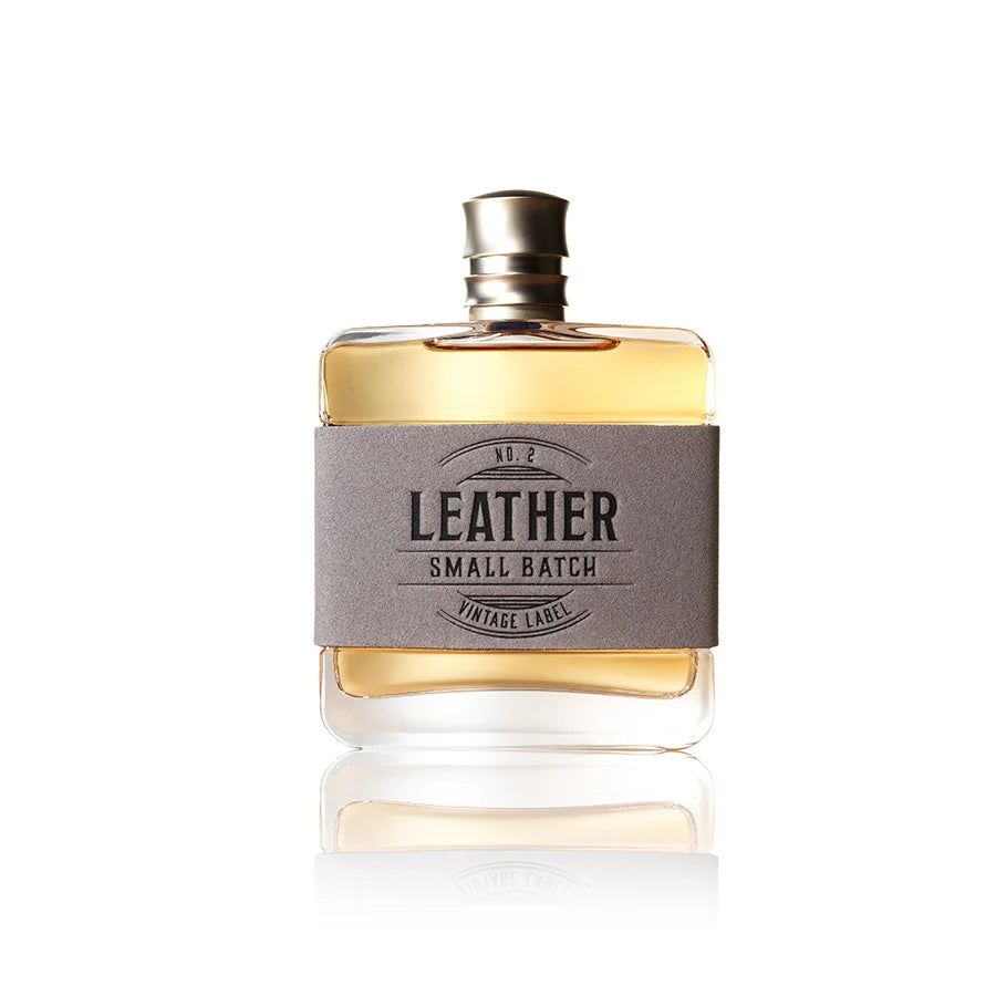 Leather Small Batch cologne bottle