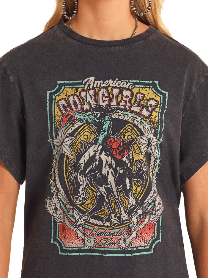 LW21T05828-C American Cowgirls Graphic Tee