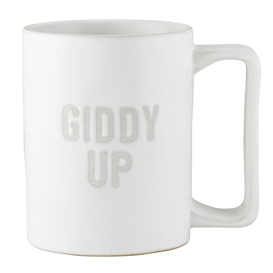 N6330 Giddy Up White Mug