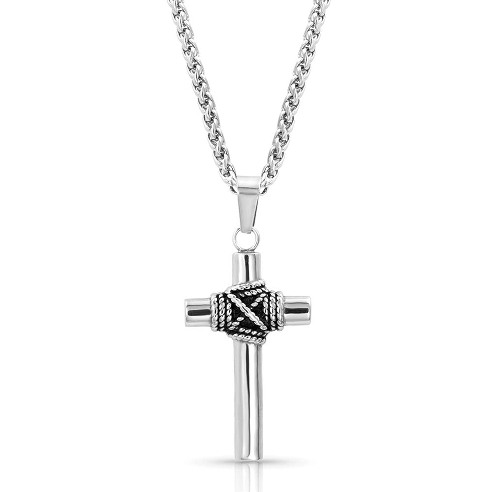 NC4332 Silver Cross Necklace