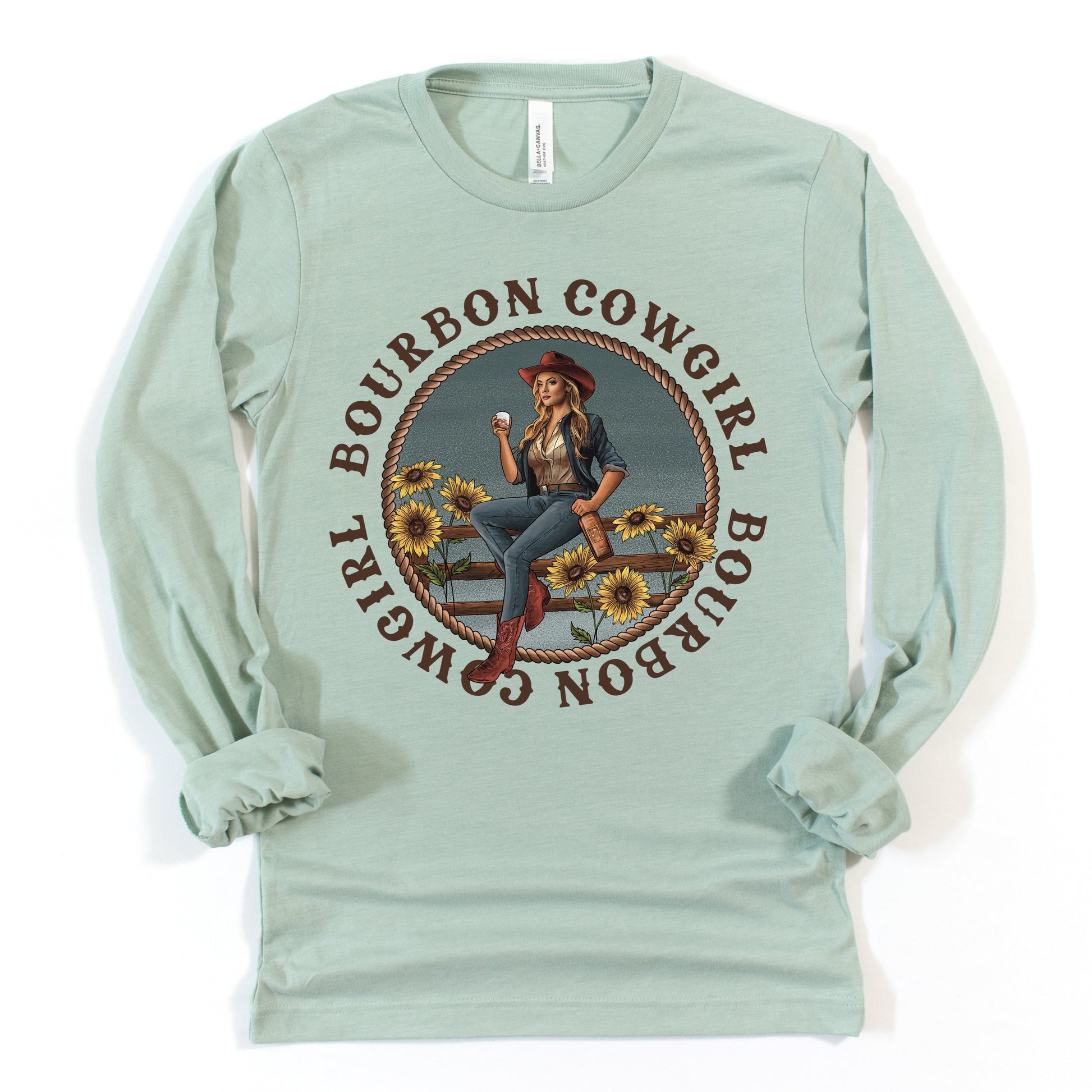 Bourbon Cowgirl graphic